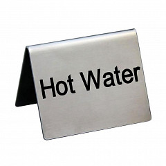 Табличка P.L. Proff Cuisine Hot Water 5*4 см, сталь в Екатеринбурге фото