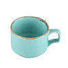 Чашка чайная Porland 177 мл, стопируемая, цвет бирюзовый Seasons (322107) фото