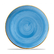 Тарелка мелкая круглая Churchill Stonecast Cornflower Blue SCFSEV101 26 см