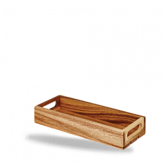 Поднос деревянный Churchill Ящик 30х11,8см h4,8см Buffetscape Wood ZCAWSMCR1 в Екатеринбурге, фото