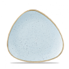 Тарелка мелкая треугольная Churchill Stonecast Duck Egg Blue SDESTR71 19,2см, без борта фото