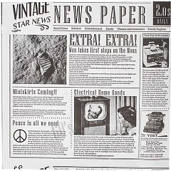 Бумага для конусов и сэндвичей Fab up Газета [1000шт] ,L=26,B=26см(Б00075) в&nbsp;Екатеринбурге фото