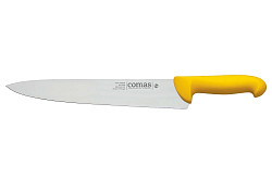 Нож поварской Comas 30 см, L 42,6 см, нерж. сталь / полипропилен, цвет ручки желтый, Carbon (10117) в Екатеринбурге, фото