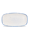 Блюдо прямоугольное без борта Churchill Stonecast Hints Indigo Blue SHBIXO141 фото