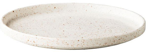 Тарелка с вертикальным бортом, стопируемая Style Point ShApes цвет белый, 25,4 см (QU35100) фото