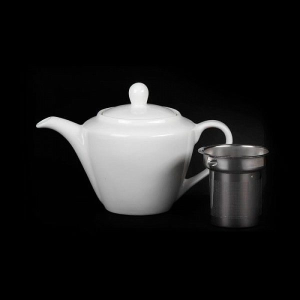 Чайник заварочный с фильтром Corone Caffe and Te 500мл с фильтром нерж. Шоко [LQ-QK15037, LQ-QC0177A] фото
