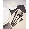 Ложка чайная P.L. Proff Cuisine 14,3 см матовый черный PVD Alessi-Black фото
