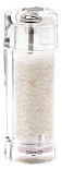 Мельница для соли Bisetti h 15 см, акрил, прозрачная, TORINO (9820S)