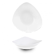 Салатник треугольный без борта Churchill 0,60л d23,5см, Vellum, цвет White полуматовый WHVMTRB91