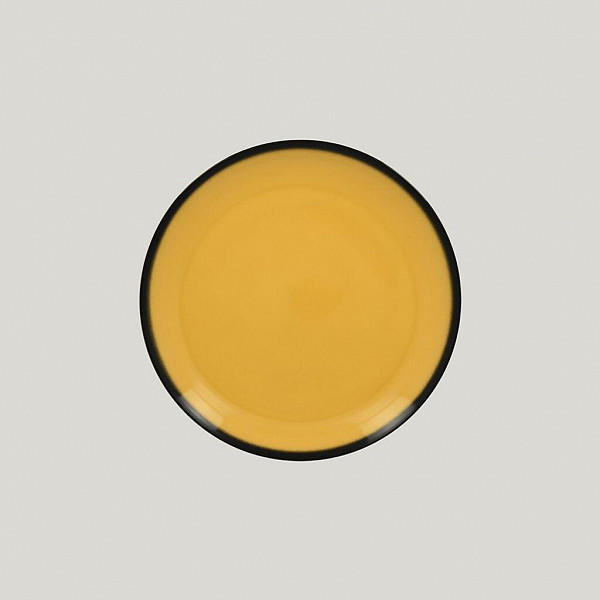 Тарелка круглая RAK Porcelain LEA Yellow 24 см (желтый цвет) фото