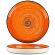 Тарелка с бортом P.L. Proff Cuisine Texture Orange Circular 23 см, h 3 см