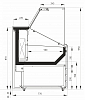 Морозильная витрина Полюс GС75 SL 1,8-1 9006-9003 (Colore) фото