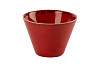Чаша коническая Porland d 12 см h 8 см 400 мл фарфор цвет красный Seasons (368211) фото