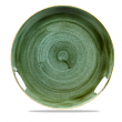 Тарелка мелкая круглая Churchill Stonecast Samphire Green SSGSEV111 28,8см, без борта