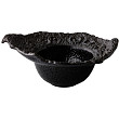Салатник «коралл» Style Point Raw Design by RBC 18,5x16x7,6 см, каменная керамика, цвет черный (RD19160)