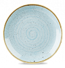 Тарелка мелкая круглая Churchill Stonecast Duck Egg Blue SDESEV121 32,4см, без борта фото