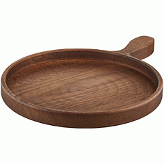 Доска для подачи PPwood дуб D=250,H=25мм тем.корич. (04091114) в&nbsp;Екатеринбурге фото