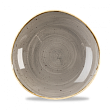 Салатник  Волна, без борта, Stonecast Peppercorn Grey SPGSOGB11