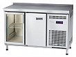 Холодильный стол Abat СХС-60-01-СО охлаждаемая столешница с бортом (дверь, дверь-стекло)