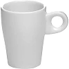 Чашка кофейная Kunstwerk фарфор 80мл D=52,H=70,L=75мм белый (03130425) фото