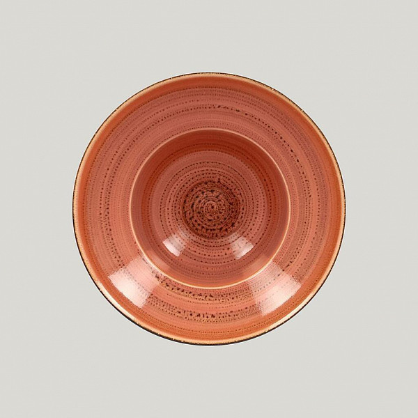 Тарелка глубокая RAK Porcelain Twirl Coral 320 мл, 23*8 см фото