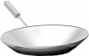 Сковорода WOK Luxstahl 360 мм с крышкой фото