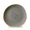 Тарелка мелкая Волна Churchill Stonecast Peppercorn Grey SPGSOG81 21 см фото