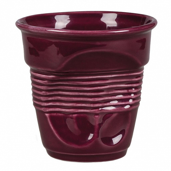 Чашка для латте P.L. Proff Cuisine Barista мятая 400 мл фиолетовая, h 10,3 см фото