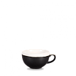Чашка Cappuccino Churchill 340мл Monochrome, цвет Onyx Black MOBKCB281