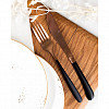 Вилка столовая P.L. Proff Cuisine 21 см ручка матовый черный, медь PVD Provence фото