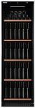 Винный шкаф монотемпературный Pozis ШВ-120 3V1A черный