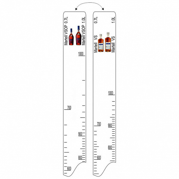 Барная линейка P.L. Proff Cuisine Martell VS/VSOP (700мл/1л) фото