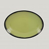 Блюдо овальное RAK Porcelain LEA Light green (зеленый цвет) 32 см фото