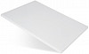 Доска разделочная Luxstahl 500х350х18 белая пластик фото