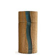Мельница для соли Bisetti 13 см, с голубой полосой, дерево, Positano (BIS01.06410S.088)