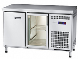 Холодильный стол Abat СХС-60-01-СО охлаждаемая столешница без борта (дверь-стекло, дверь) в Екатеринбурге, фото