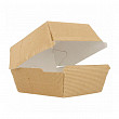 Коробка для бургера Garcia de Pou жиронепроницаемая рифленая, 14*12*8 см, 50 шт/уп, картон