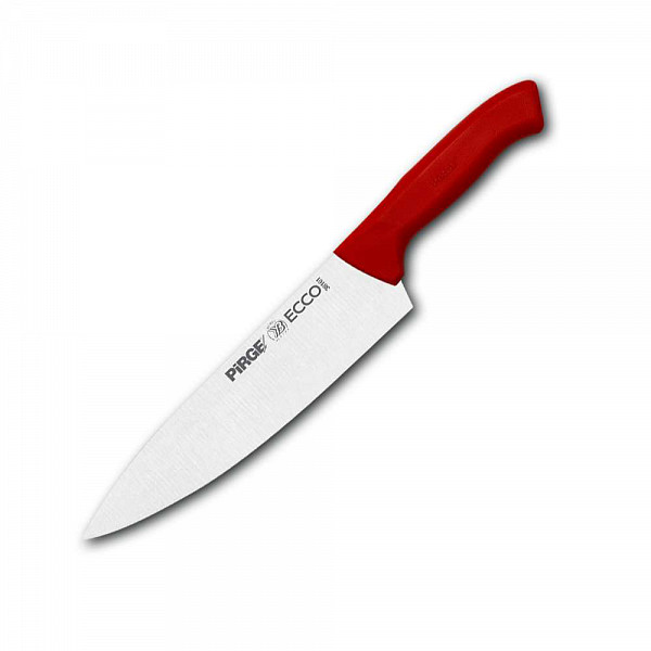 Нож поварской Pirge 21 см, красная ручка фото