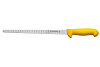 Нож для тонкой нарезки Comas 28 см, L 40 см, нерж. сталь / полипропилен, цвет ручки желтый, Carbon (10126) фото