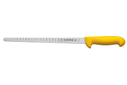 Нож для тонкой нарезки Comas 28 см, L 40 см, нерж. сталь / полипропилен, цвет ручки желтый, Carbon (10126) в Екатеринбурге фото