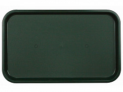 Поднос столовый из полистирола Luxstahl 530х330 мм темно-зеленый в Екатеринбурге, фото