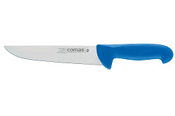 Нож поварской Comas 20 см, L 33,5 см, нерж. сталь / полипропилен, цвет ручки синий, Carbon (10100) в Екатеринбурге фото