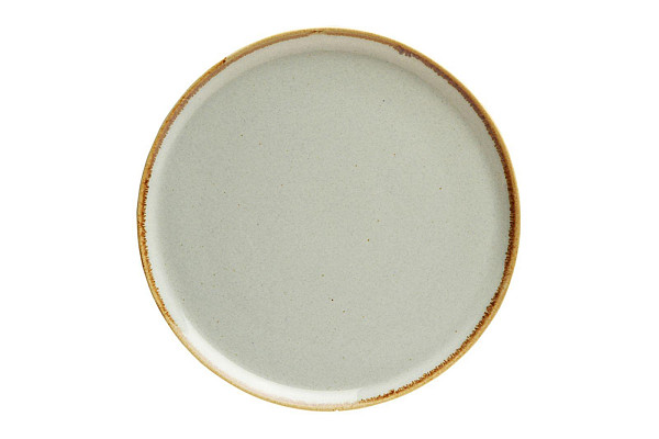 Тарелка для пиццы Porland 28 см фарфор цвет серый Seasons (162928) фото