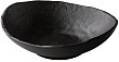 Тарелка глубокая  Oyster 26 см, цвет черный (QR17043)