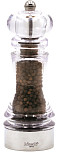 Мельница для перца Bisetti h 17,5 см, акрил, прозрачная, PERUGIA (851)