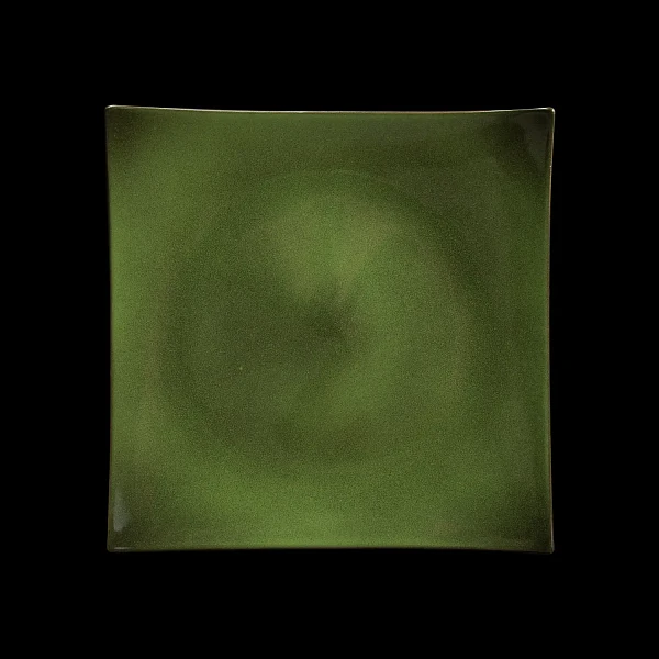 Тарелка квадратная Corone 12'' 305мм, зеленый Cocorita фото