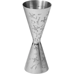 Джиггер Probar Premium Корсар 30/45 мл с орнаментом сталь нерж. D=49/41,H=118мм серебрист. (02040143) в&nbsp;Екатеринбурге фото