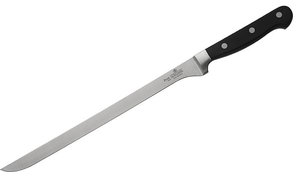 Нож для тонкой нарезки Luxstahl 250 мм Profi [A-1007] фото