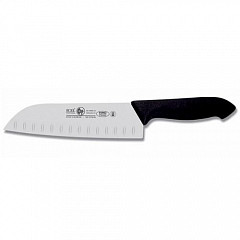 Нож японский Icel 18см с бороздками, черный HORECA PRIME 28100.HR85000.180 3 в Екатеринбурге фото