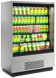 Холодильная горка Полюс FC20-07 VM 1,3-2 0030 бок металл с зеркалом (9006-9005)